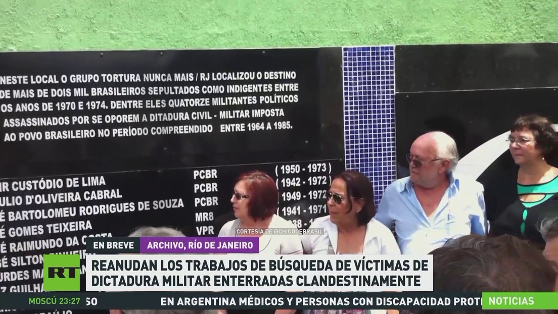 Reanudan en Brasil la búsqueda de víctimas enterradas clandestinamente durante la dictadura