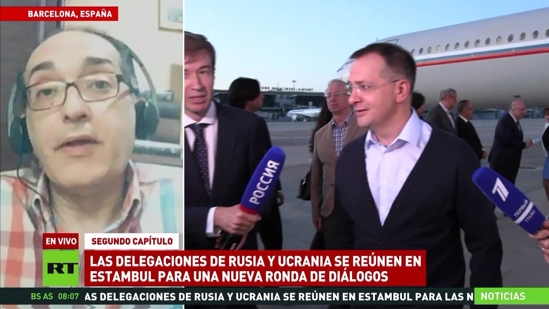 Delegaciones de Rusia y Ucrania se reúnen en Estambul para una nueva ronda de diálogos