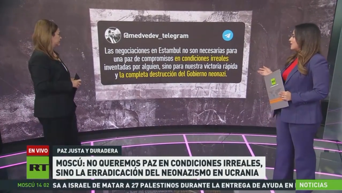Moscú: No queremos paz en condiciones irreales, sino la erradicación del neonazismo en Ucrania