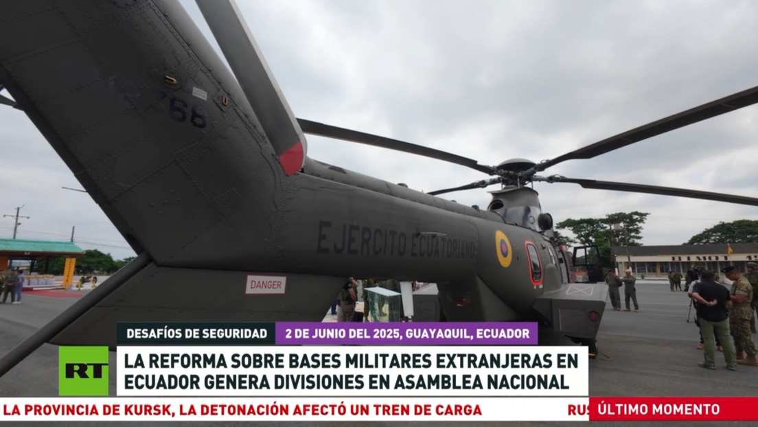 La reforma sobre bases militares extranjeras en Ecuador genera divisiones en la Asamblea Nacional
