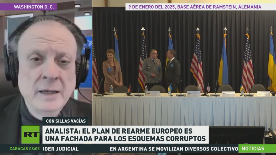 Analista: El plan de rearme europeo es una fachada para los esquemas corruptos