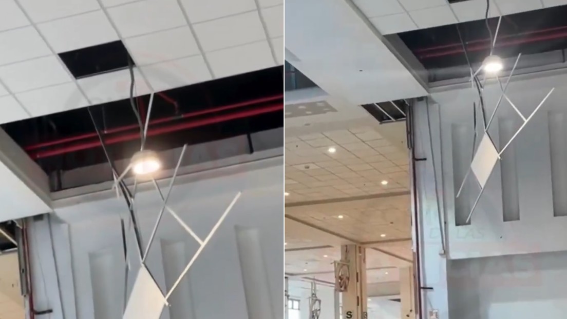 Cae el techo de un centro comercial en Perú (VIDEO)