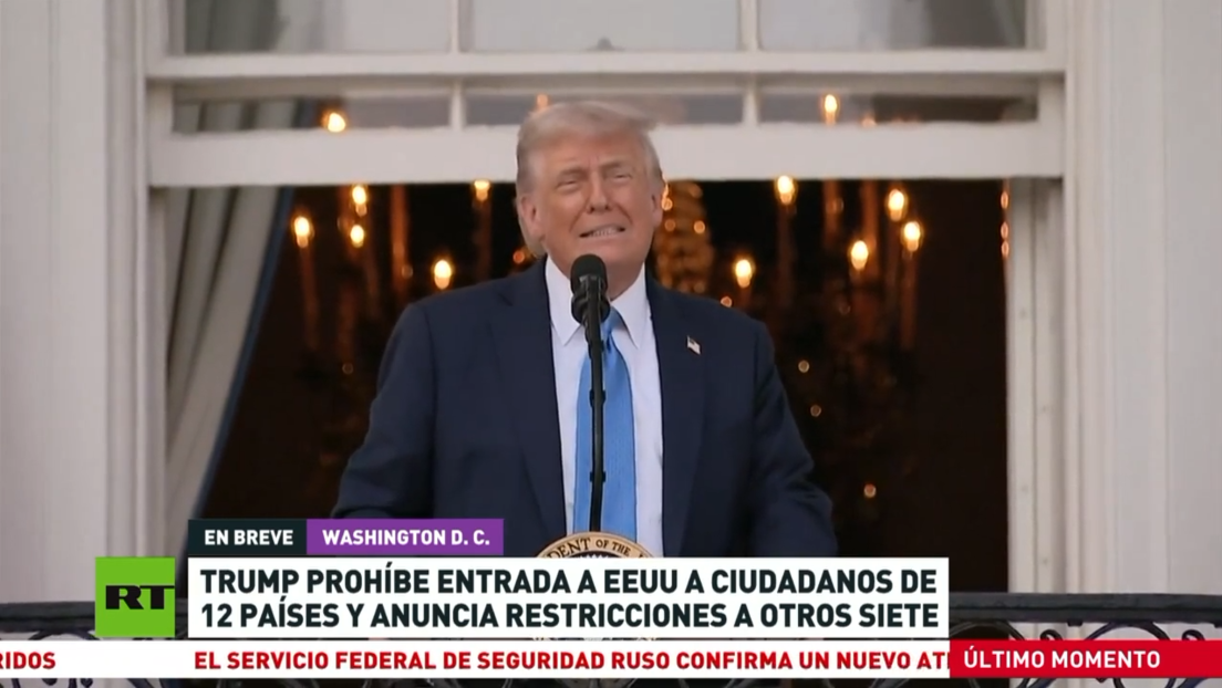 Trump prohíbe entrada a EE.UU. a ciudadanos de 12 países y anuncia restricciones a otros 7