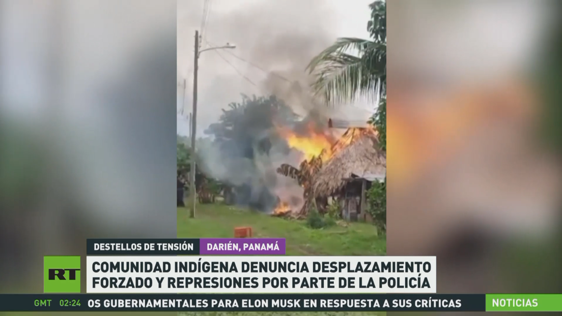 Comunidad indígena de Panamá denuncia desplazamiento forzado y represión policial
