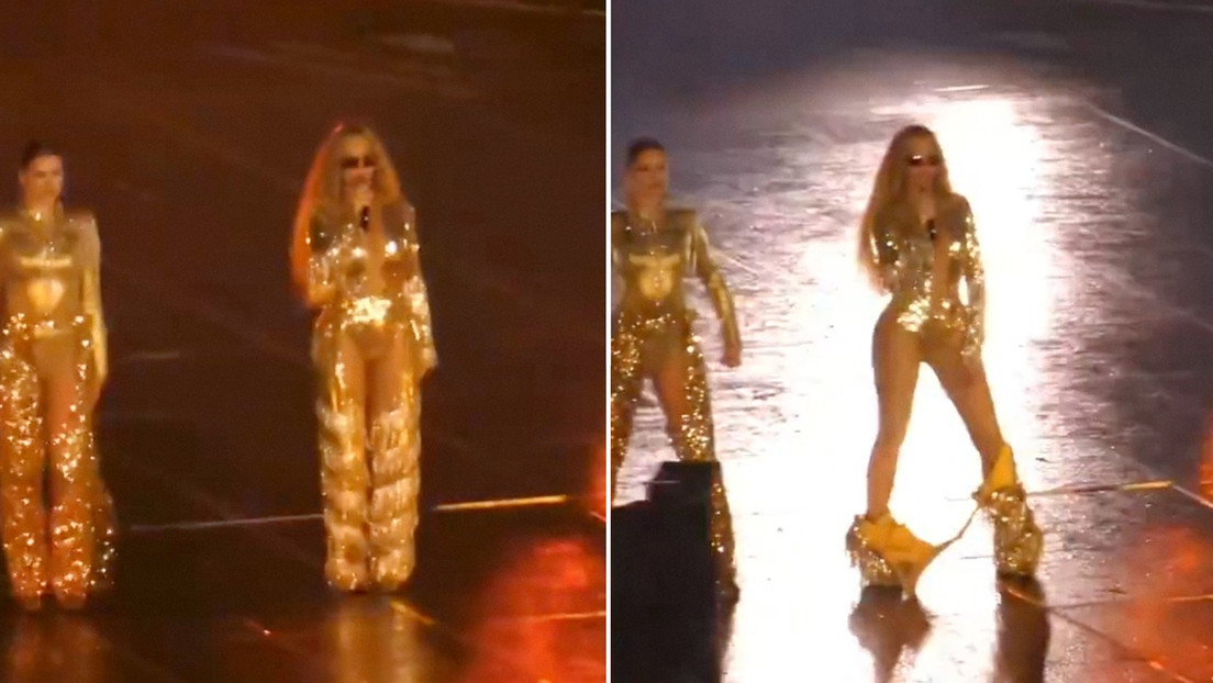 VIDEO: A Beyoncé se le cae el pantalón en pleno concierto