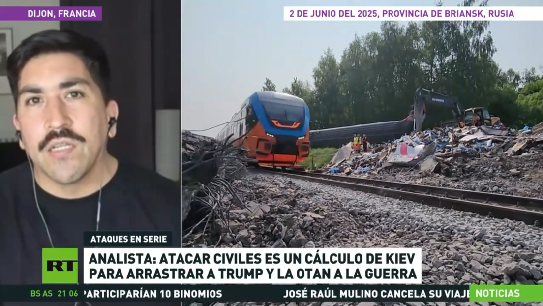 Analista: Con los ataques a civiles, Kiev busca arrastrar a Trump y la OTAN a la guerra