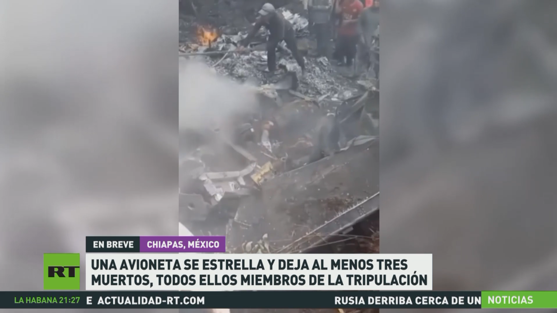 Una avioneta se estrella en México y deja al menos 3 muertos