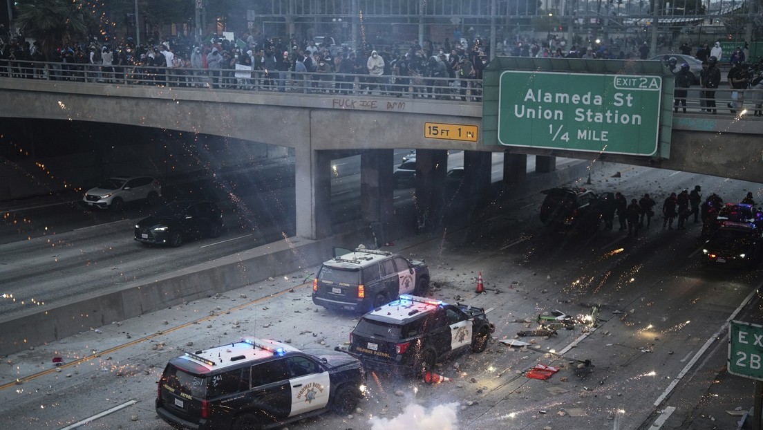 Trump urge el despliegue de tropas ante los disturbios en Los Ángeles