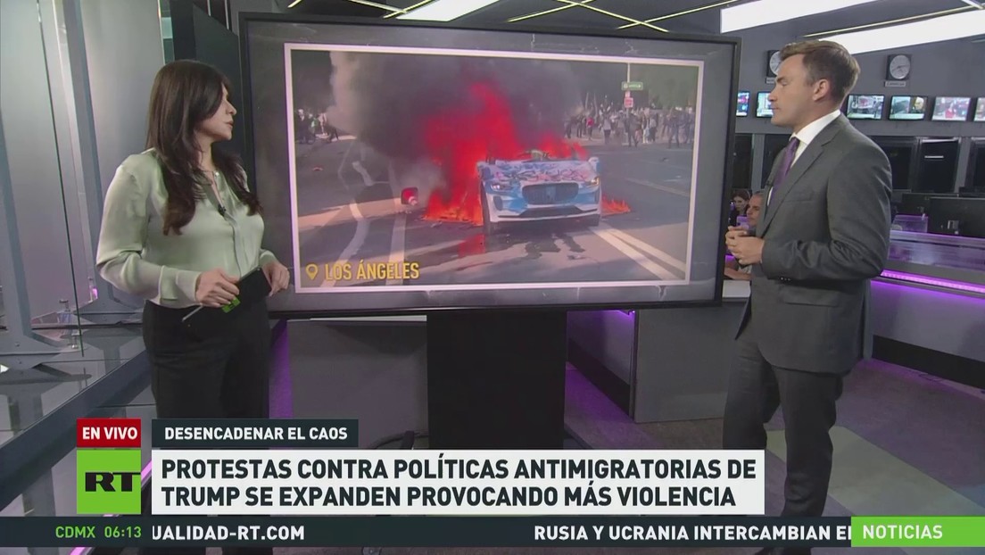 Protestas contra políticas antimigratorias de Trump se expanden provocando más violencia