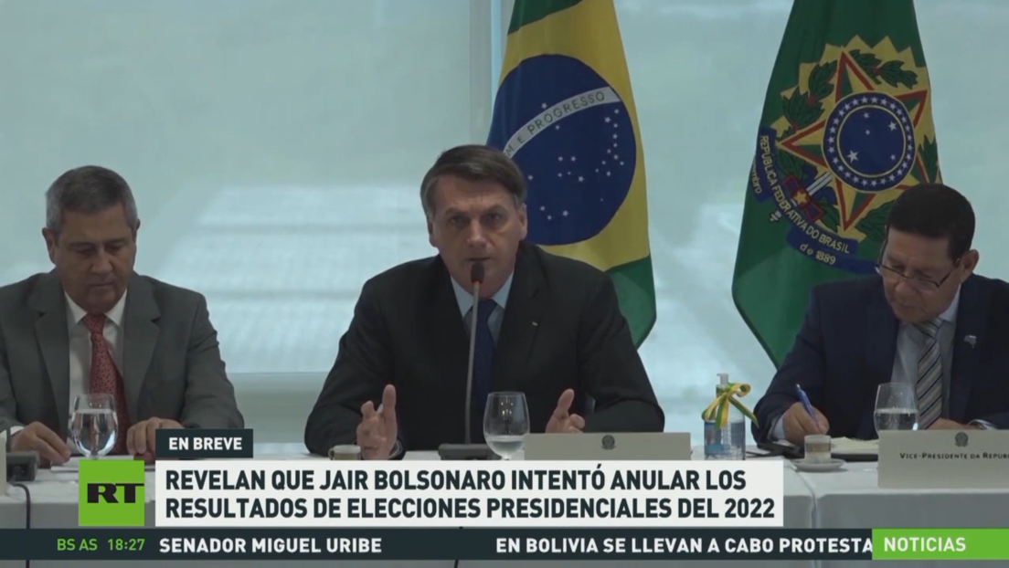 Revelan que Bolsonaro intentó anular los resultados de presidenciales de 2022