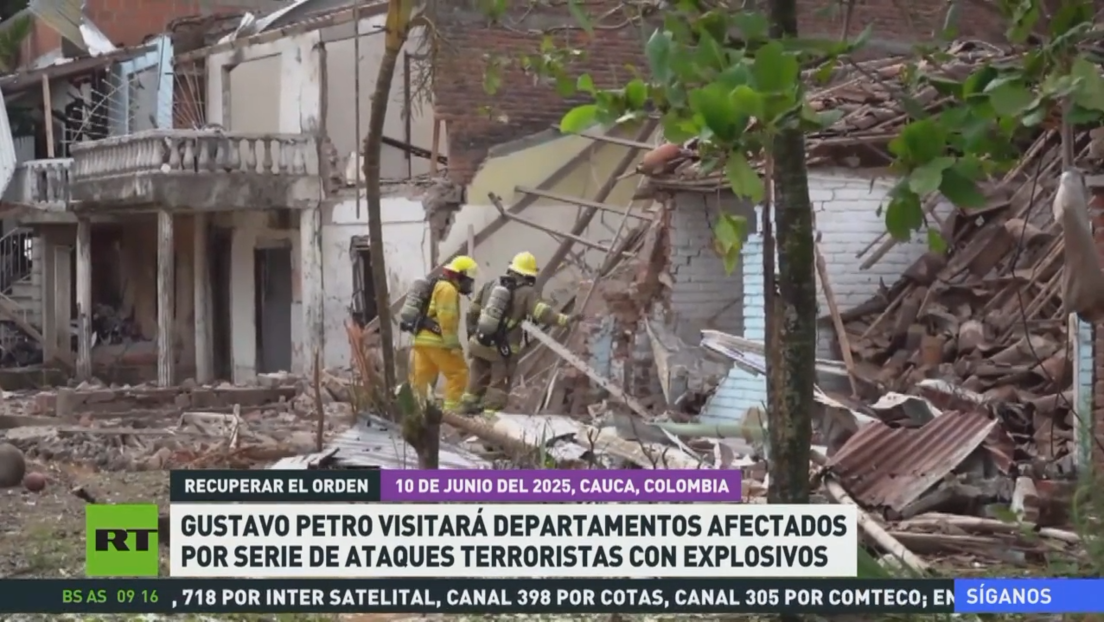 Petro visitará los departamentos afectados por la serie de ataques terroristas con explosivos