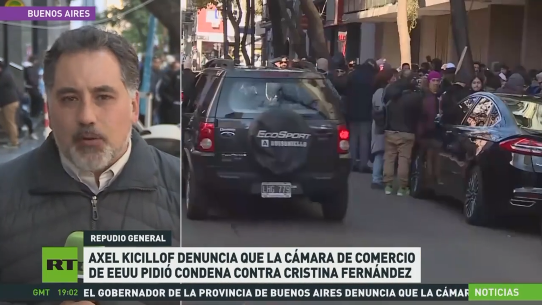 El gobernador de la provincia de Buenos Aires denuncia que la Cámara de Comercio de EE.UU. pidió condena contra Cristina Fernández