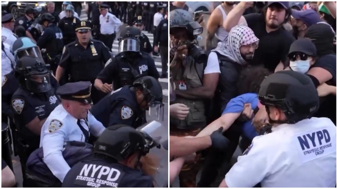 Violencia y detenciones marcan las protestas contra redadas en Nueva York (VIDEOS)