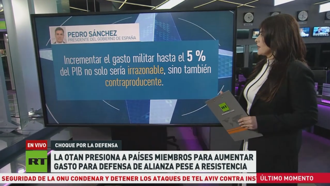 La OTAN presiona a países miembros para aumentar gasto en defensa pese a resistencia