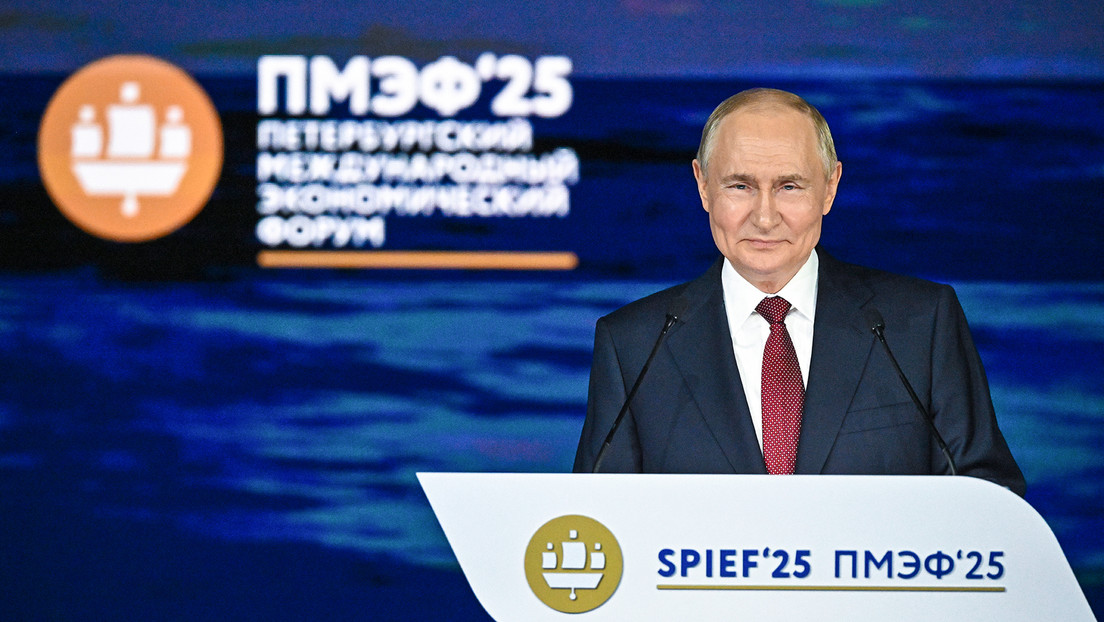 EN VIVO: Putin interviene en la sesión plenaria del Foro Económico de San Petersburgo