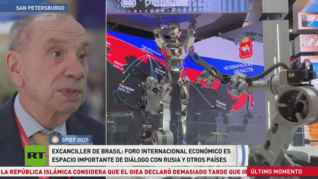 Excanciller de Brasil: Foro Internacional Económico es un espacio importante de diálogo con Rusia y otros países