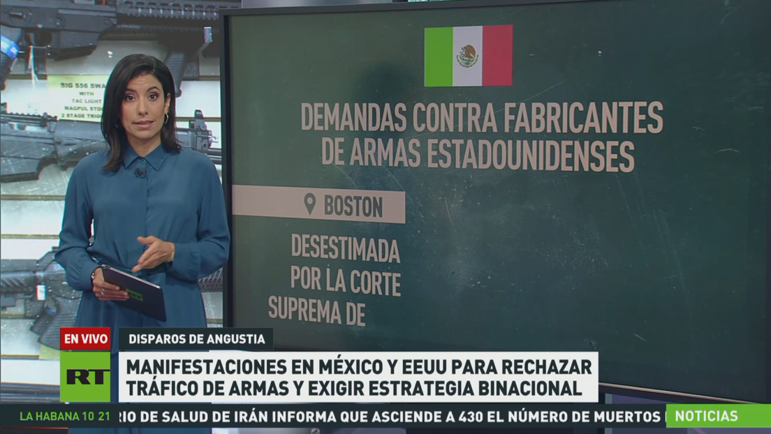 Manifestaciones en México y EE.UU. para rechazar tráfico de armas y exigir estrategia binacional