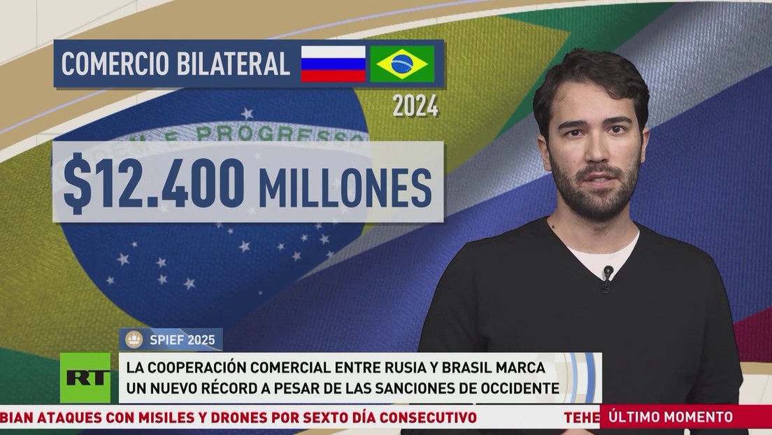 Comercio bilateral entre Rusia y Brasil alcanza un nuevo récord pese a sanciones de Occidente