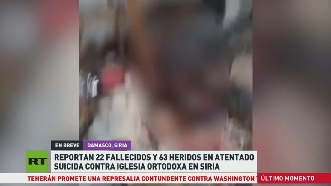 Rusia condena el atentado contra iglesia ortodoxa en Siria