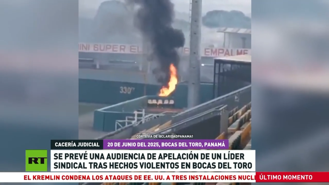 Se prevé una audiencia de apelación de un líder sindical panameño tras los hechos violentos en Bocas del Toro