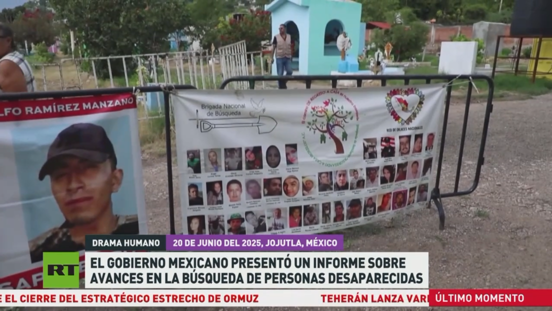 El Gobierno mexicano presenta un informe sobre avances en la búsqueda de personas desaparecidas