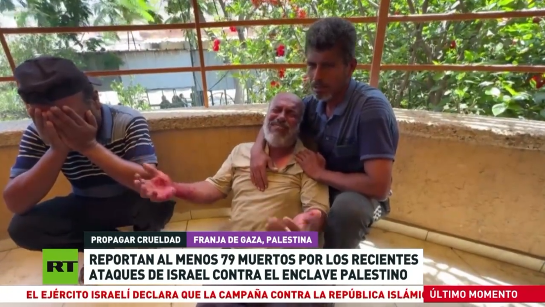 Reportan al menos 79 muertos por los recientes ataques de Israel contra Gaza