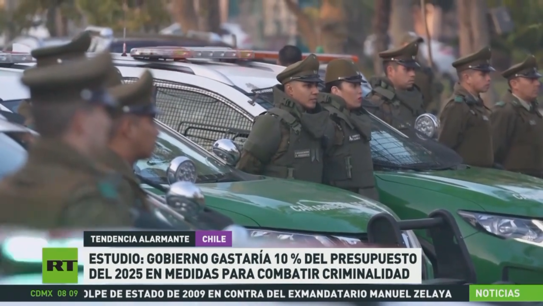 Estudio: Gobierno de Chile gastará 10 % del presupuesto del 2025 en medidas para combatir la criminalidad 