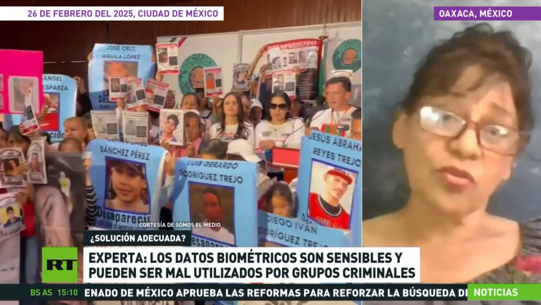 Experta advierte que los datos biométricos pueden ser mal utilizados por grupos criminales mexicanos