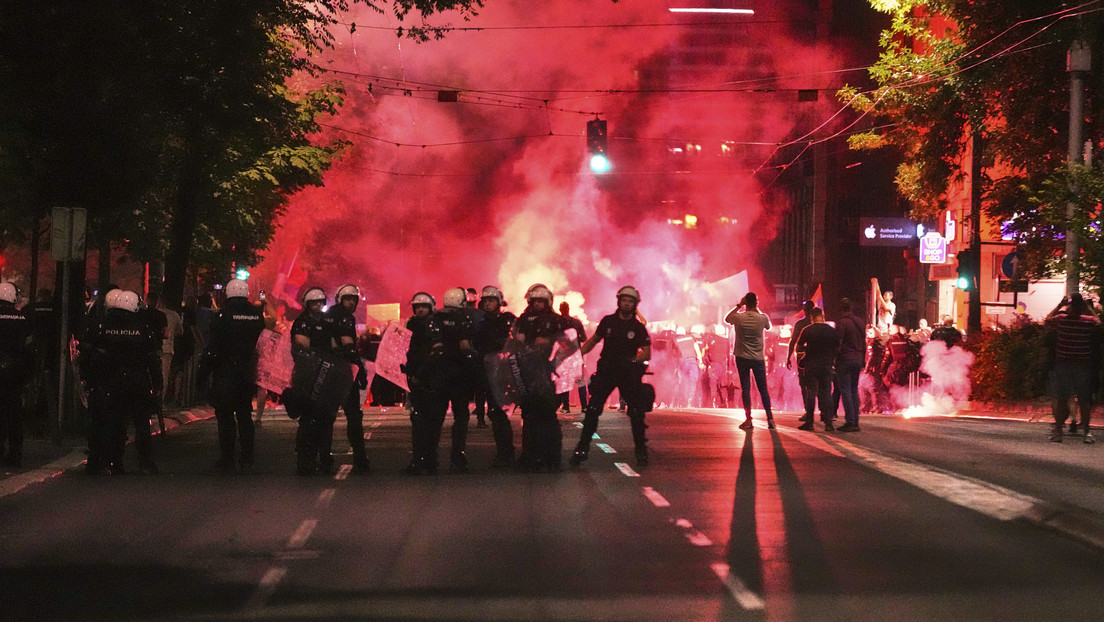 Los manifestantes llamaron a la guerra civil en Serbia, según la presidenta del Parlamento