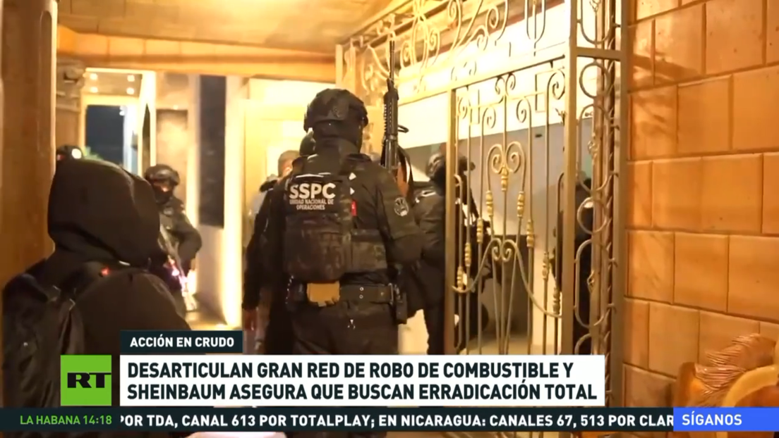 Desarticulan en México una red dedicada al robo de combustible