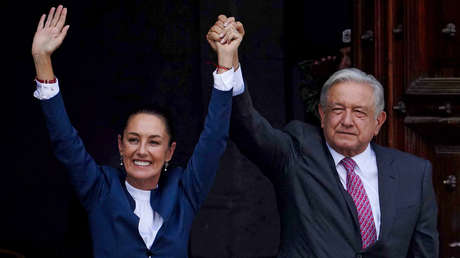 "A la gente le dio mucho gusto": Sheinbaum celebra reaparición en público de López Obrador