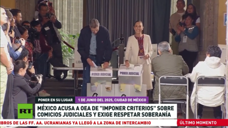 México rechaza declaraciones de la OEA sobre sus comicios judiciales y exige que se respete su soberanía