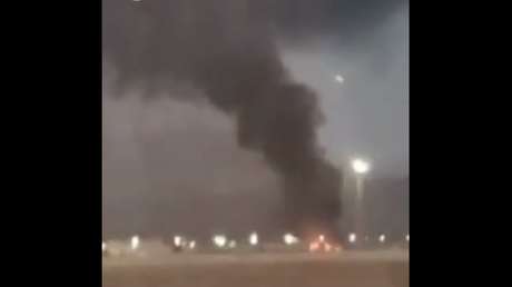 VIDEO: Incendio y columnas de humo sobre la principal instalación nuclear de Irán tras ataque israelí