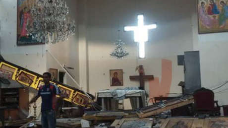 Atentado suicida con bomba en una iglesia de Siria (FOTOS, VIDEO)