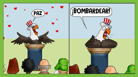 Paz, bombardeo, paz, bombardeo… Trump y su 'esquizodiscurso'