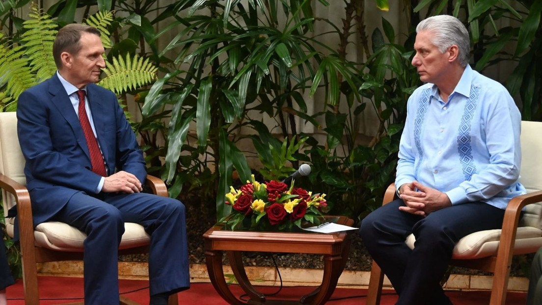 Díaz-Canel recibe en La Habana al jefe de la inteligencia exterior rusa