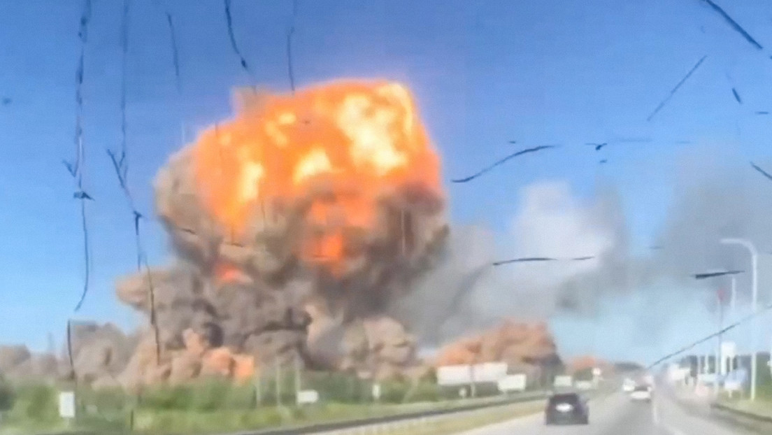 Fuerte explosión sacude una ciudad de Ucrania (VIDEOS)