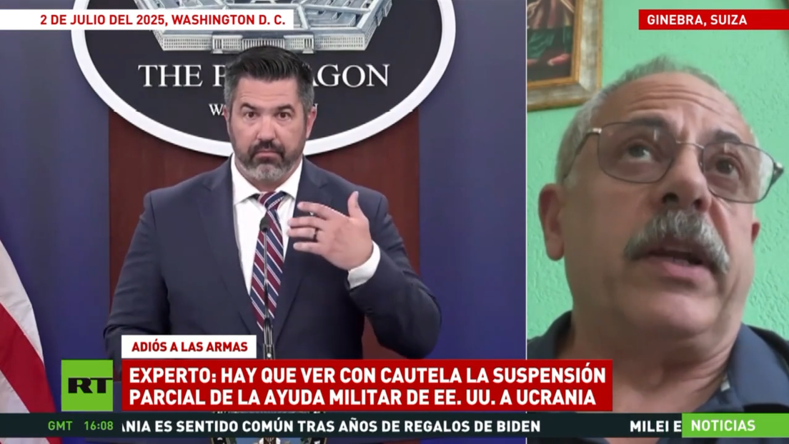 Sindicalista desaconseja "tener muchas ilusiones" sobre la suspensión parcial de la ayuda a Kiev