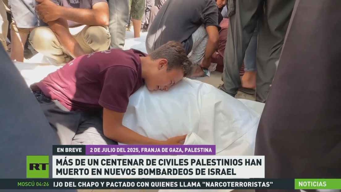 Más de un centenar de civiles palestinos mueren en nuevos bombardeos de Israel