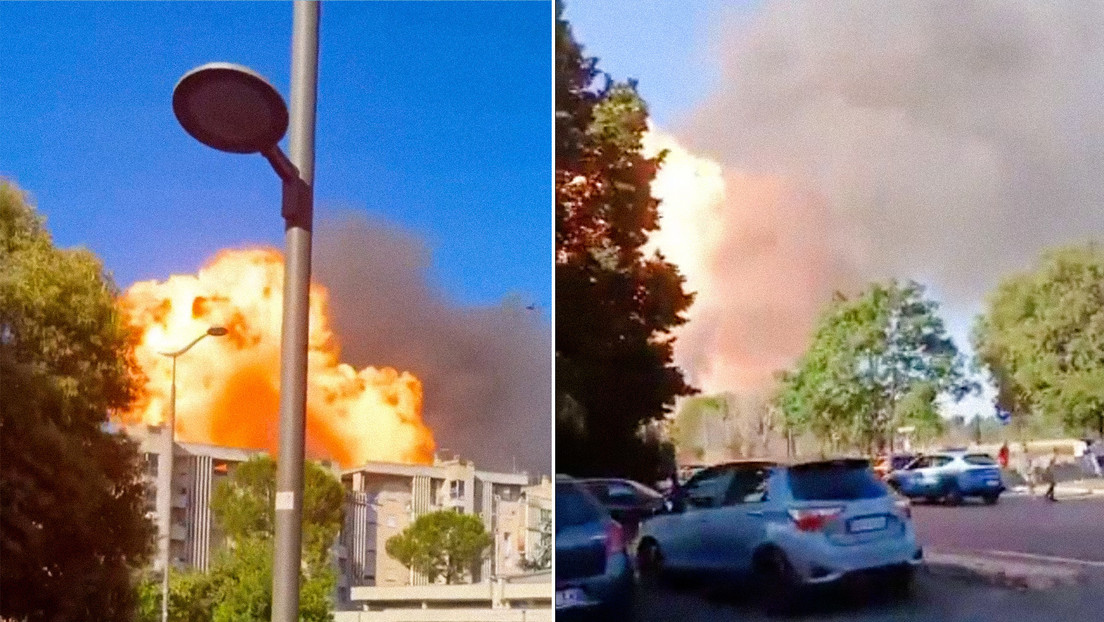 VIDEOS: Fuerte explosión en una gasolinera en Roma deja decenas de heridos