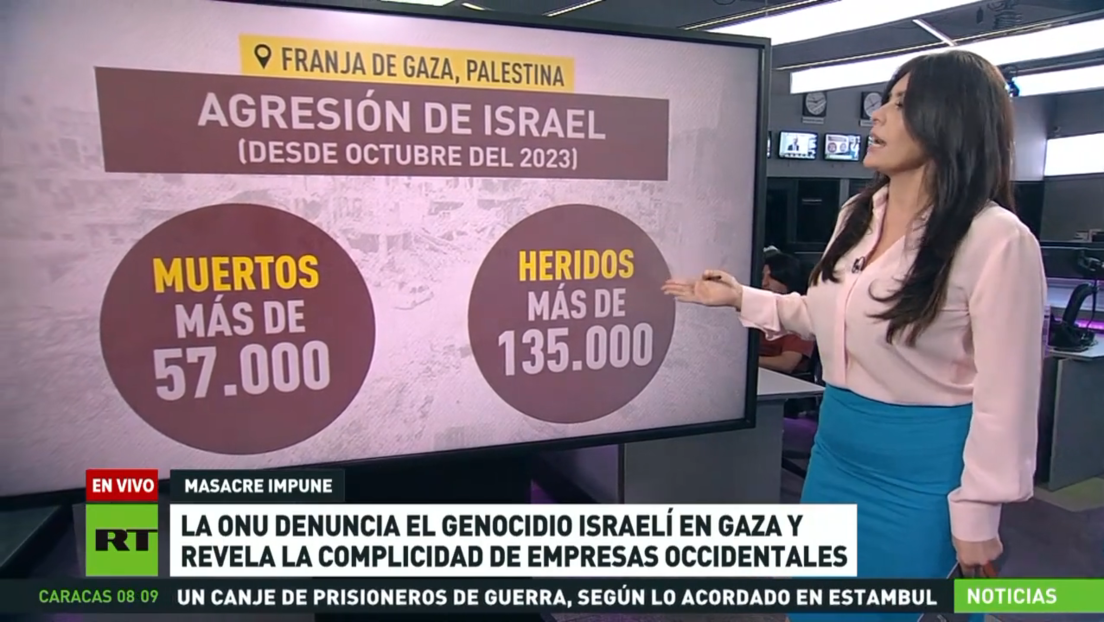 La ONU denuncia el genocidio israelí en Gaza y revela la complicidad de empresas occidentales