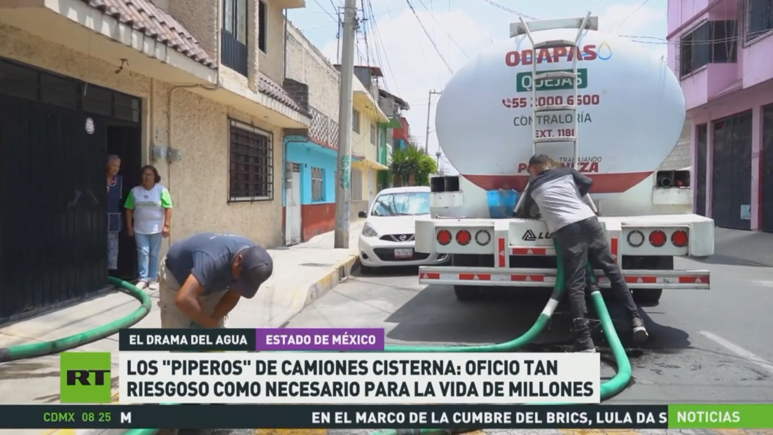 Los 'piperos' de camiones cisterna: oficio tan riesgoso como necesario para la vida de millones de personas