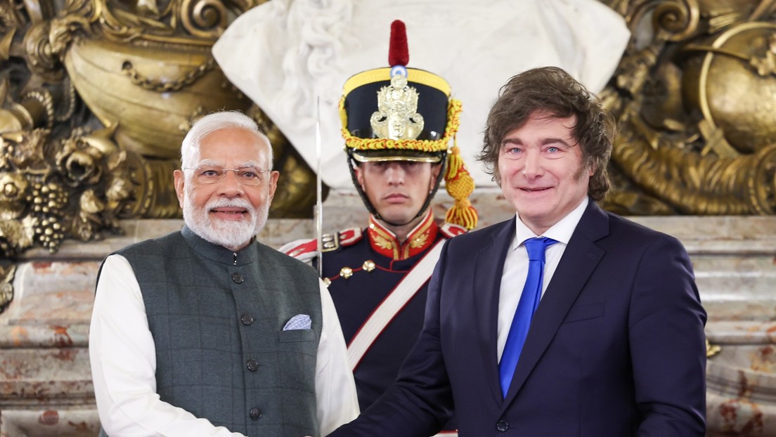 Milei recibe a Modi en Buenos Aires