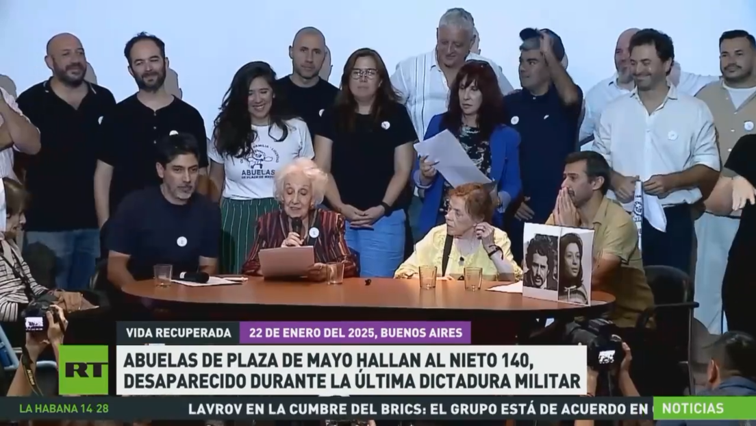 Abuelas de Plaza de Mayo hallan al nieto 140, desaparecido durante la última dictadura militar
