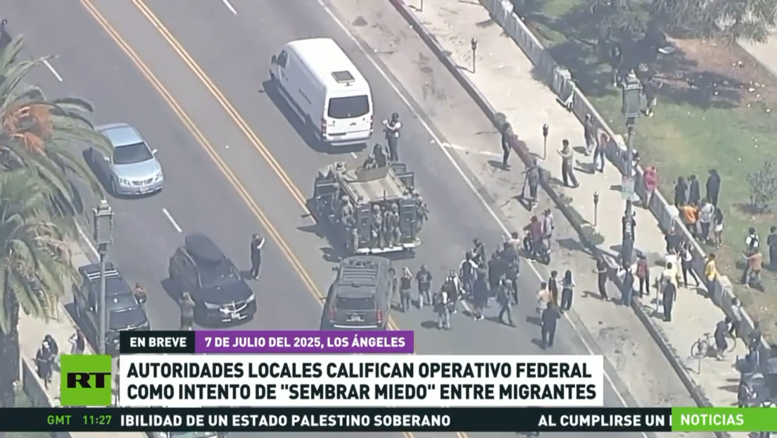 Autoridades locales califican el operativo federal en un parque de Los Ángeles como intento de "sembrar miedo" entre migrantes