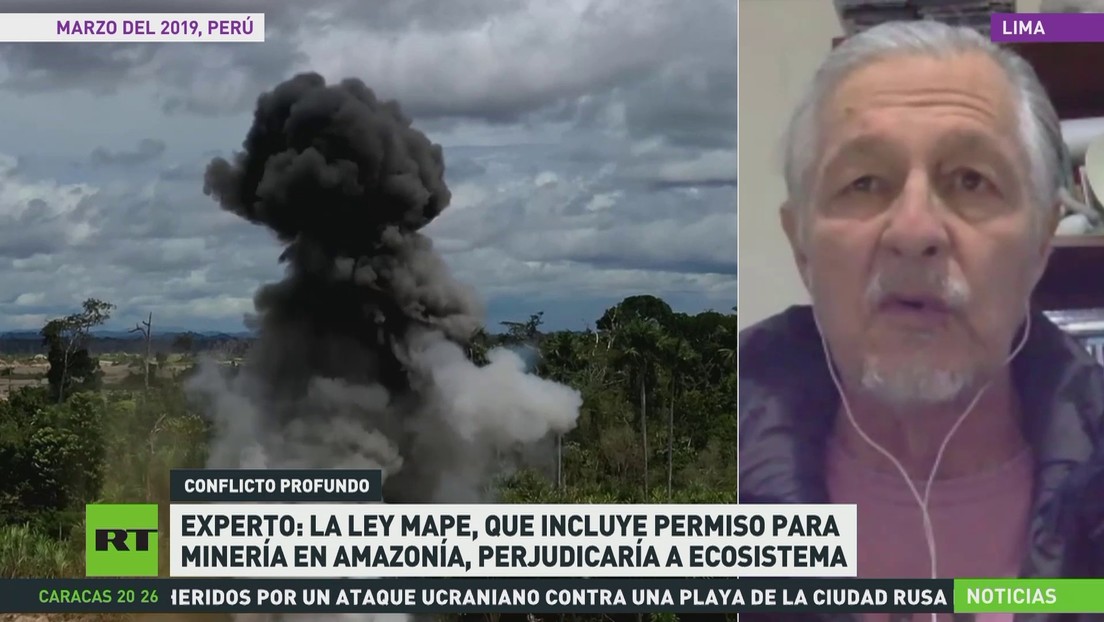Experto: La ley MAPE, que autoriza la minería en la Amazonía, perjudicaría los ecosistemas de Perú