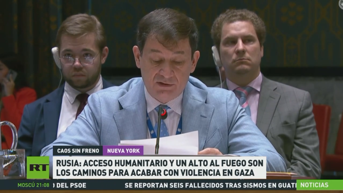 Rusia: Acceso humanitario y un alto al fuego son únicas vías para acabar con la violencia en Gaza