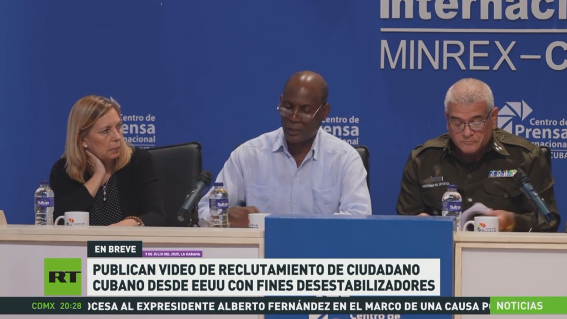Cuba publica video del reclutamiento de un ciudadano cubano desde EE.UU. con fines desestabilizadores