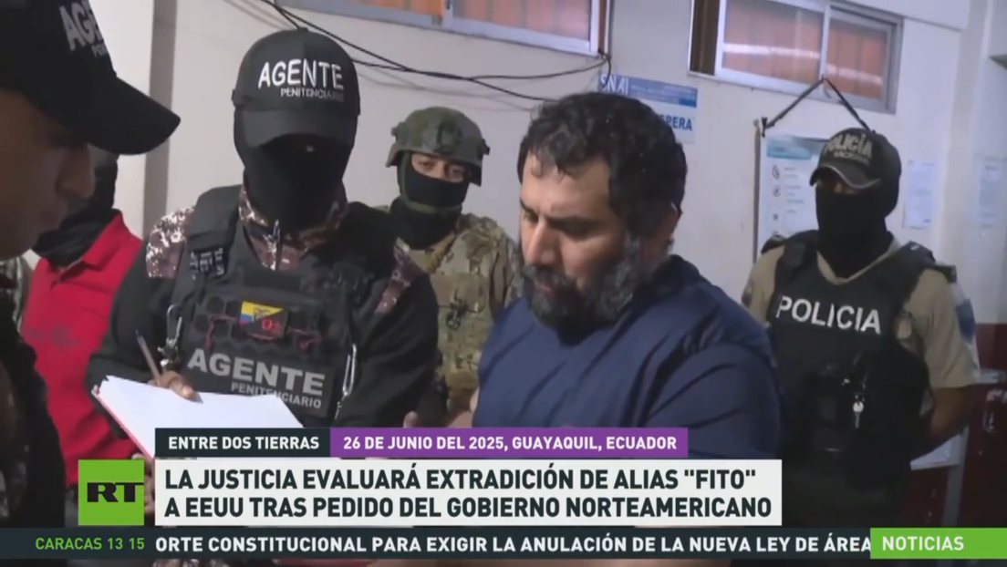 Justicia ecuatoriana evaluará extradición del narcotraficante Fito a EE.UU. tras su pedido