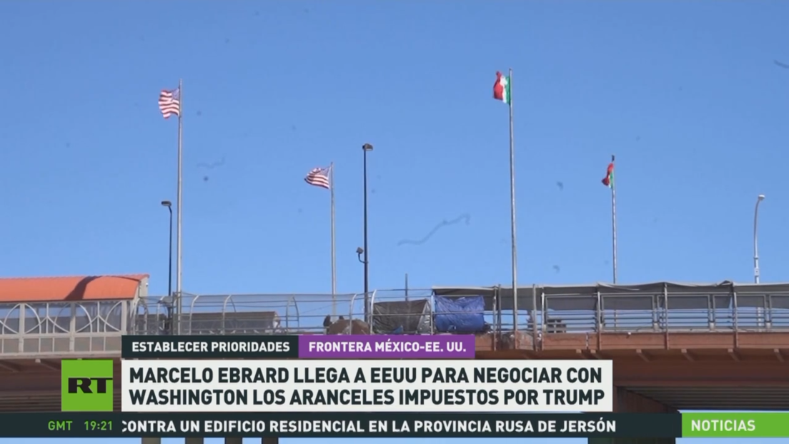 Secretario de Economía de México llega a EE.UU. para negociar los aranceles impuestos por Trump